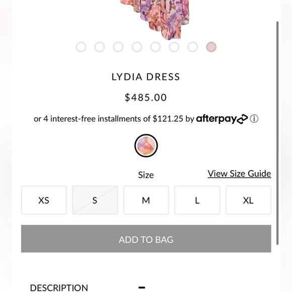 misa los angeles lydia one shoulder floral print smoked bodice asymmetric dress - Picture 10 of 11